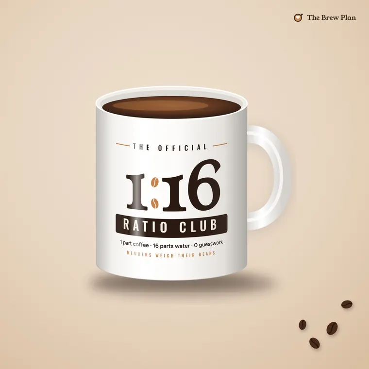 The Official 1:16 Ratio Club coffee mug