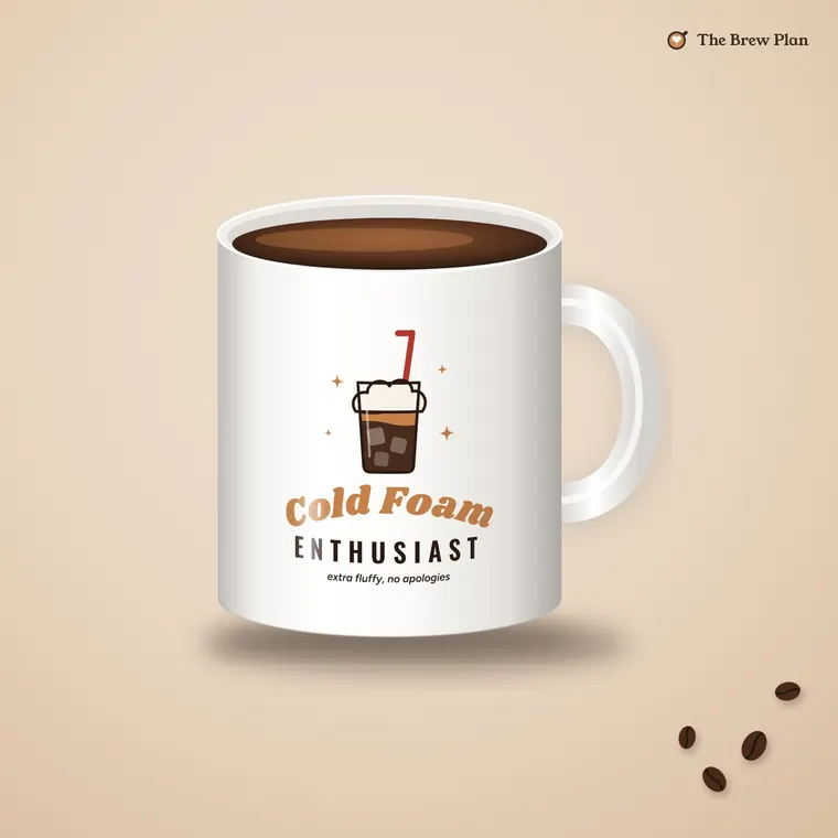 Cold Foam Enthusiast coffee mug